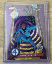 2026 Topps Finest Fantastic Four Mister Fantastic 75  Negative Zone