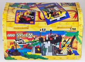  VINTAGE 1995 LEGO PIRATES TREASURE CHEST 1788 - PLEASE READ DESCRIPTION