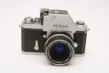 Nikon F 35mm SLR w/Photomic finder, Nikkor-H 50mm f2, Strap, New Seals! Great!