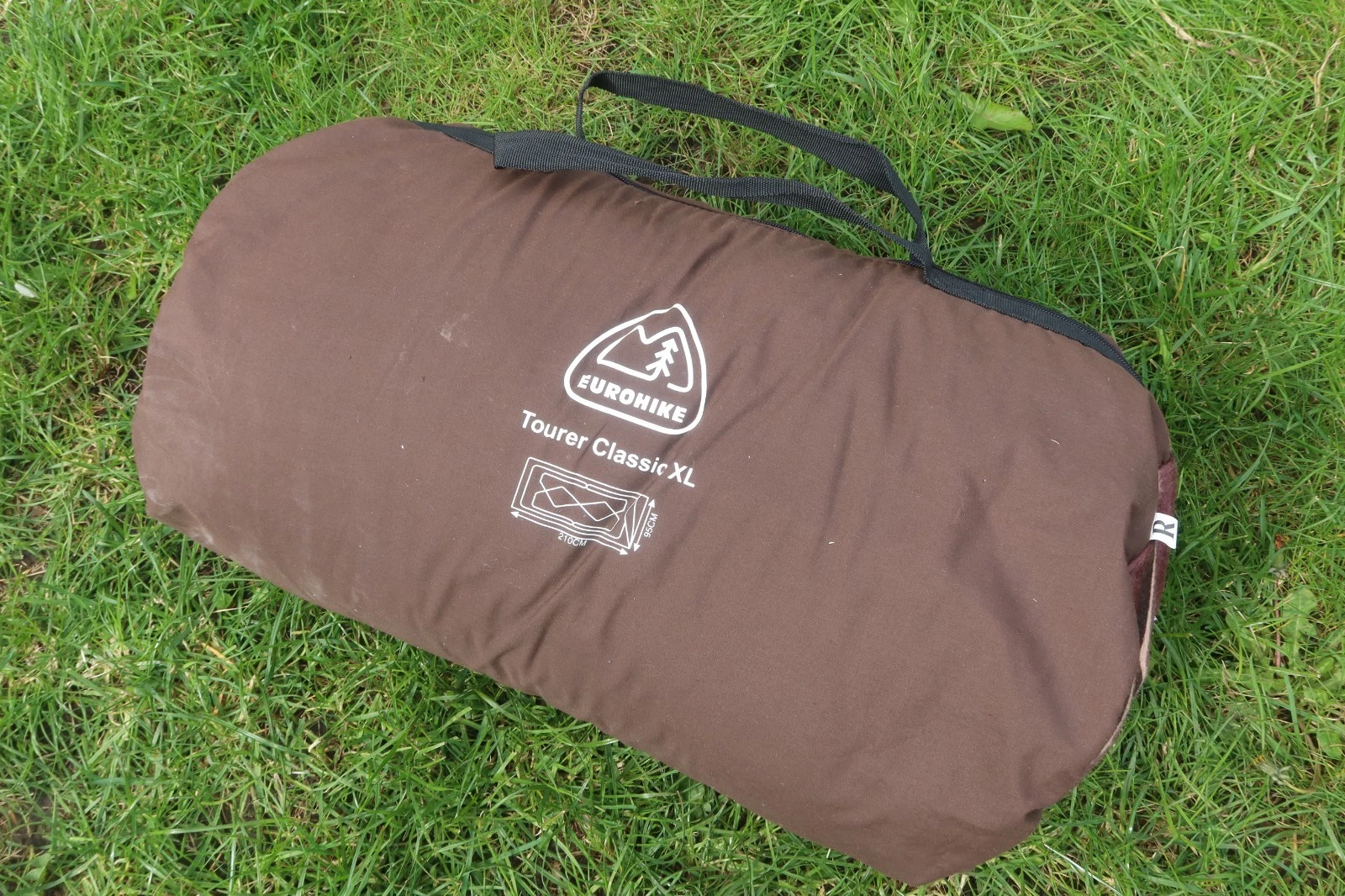 Eurohike Tourer Classic XL Sleeping Bag Duvet Brown Camping Vintage Fabric