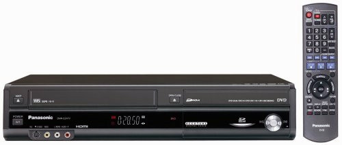 Panasonic DMR-EZ48V Black DVD & VHS Recorder Combo - Freeview - Black