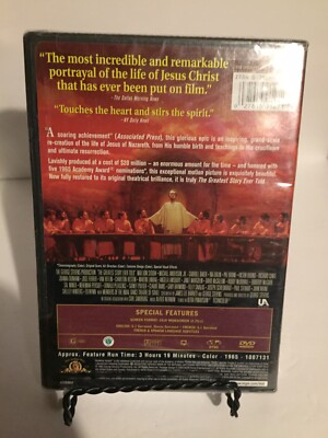 The Greatest Story Ever Told (DVD, 2004) MGM George Stevens Jesus