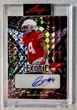 2022 Leaf Exotic Julian Fleming Rc Auto # 7/7🔥🔥🔥🔥