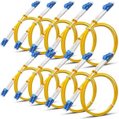 42M Corning OS2 LC-LC Fiber Duplex Jumper Patch Cord Single Mode 9/125 SM Cable
