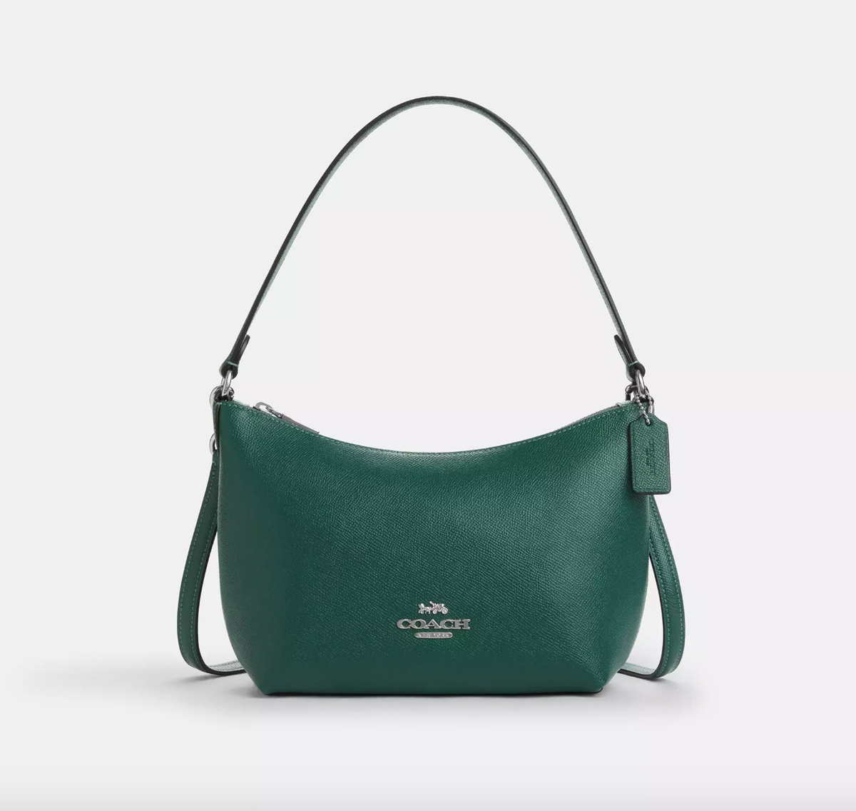 NWT COACH Zip Top Shoulder Bag - Crossgrain leather - CW390