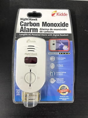 KIDDE Night Hawk Carbon Monoxide Alarm Model KN-COB-DP-LS 900-0235 NEW
