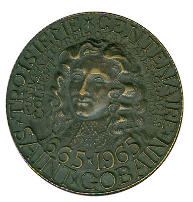 Médaille Commémorative Ancienne - Tri Centenaire De Saint-Gobain (1965) - Bronze - TB État