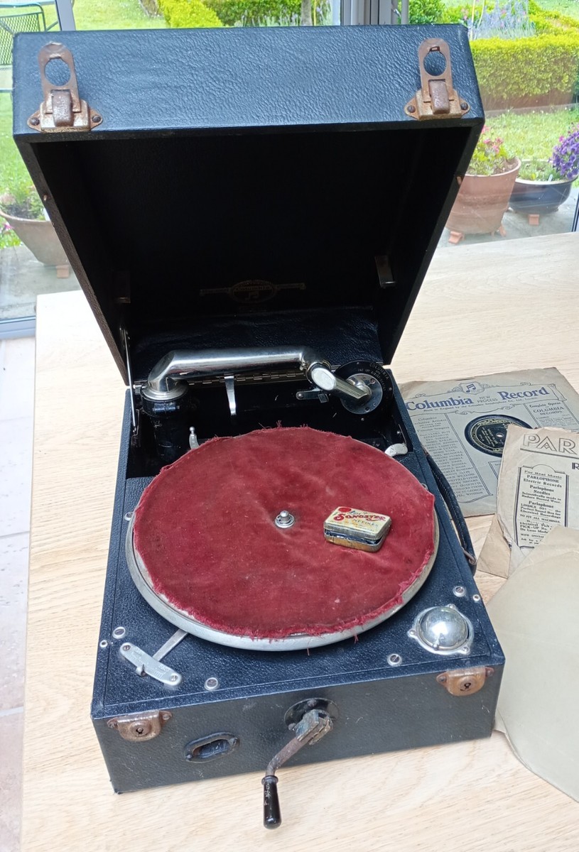 Columbia Gramophone Viva Tonal Grafonola No.201 Vintage Antique