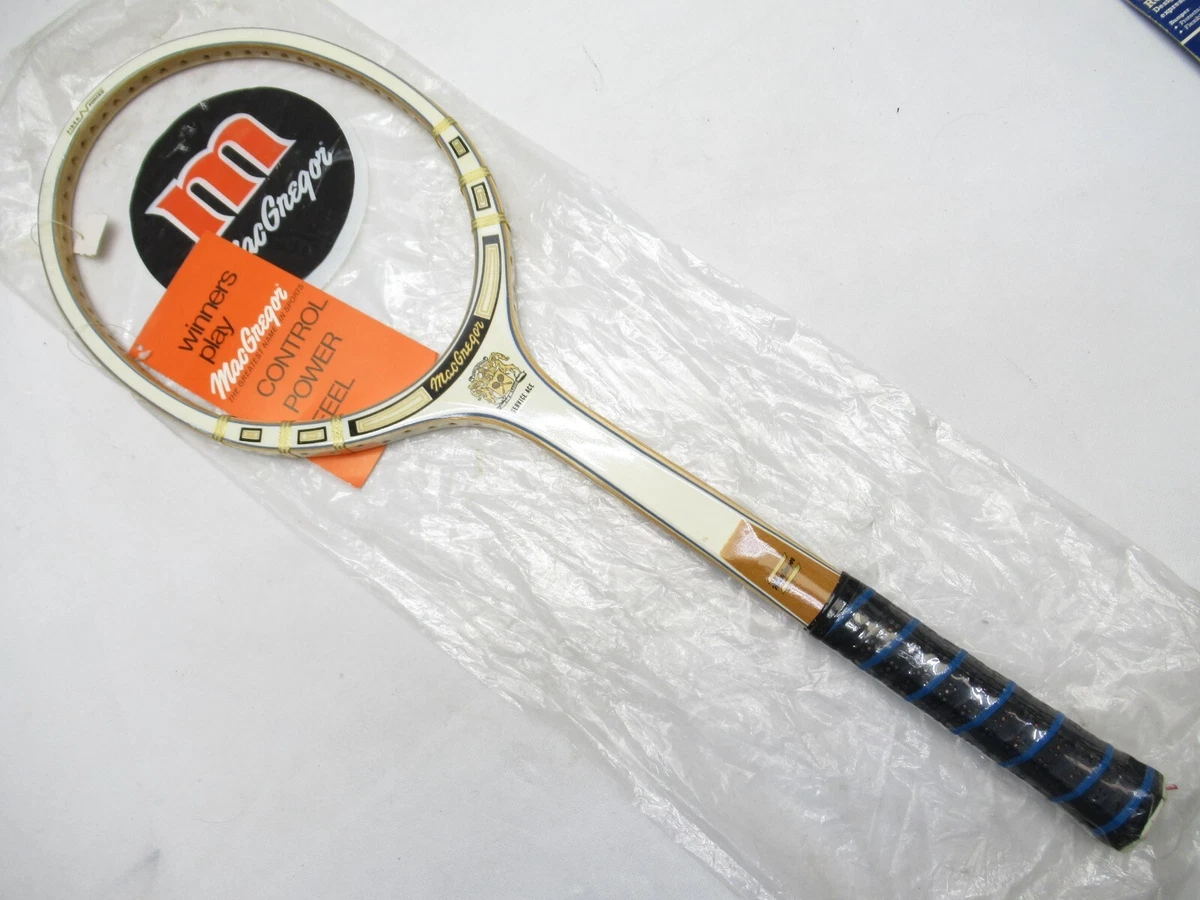 Raquette Tennis Vintage MacGregor - Bois Master Fibre Collée - USA - Taille 88 In²