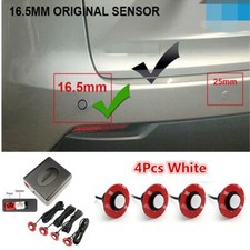 4pcs Adjustable Flat Sensors Car Parking Sensor Reverse Backup Radar System Kit
