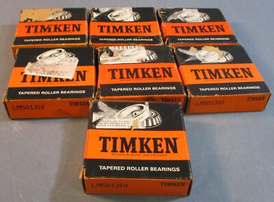 Timken LM501310 Tapered Roller Bearing Cup 2.8910'' OD 0.58'' W 2.4'' Bore Lot of 7
