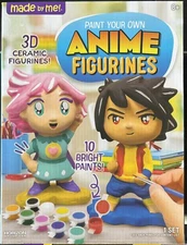 Paint your own Anime Figurines  by Made By Me! New In Box.