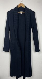 J.crew Cotton long Sweater Navy Size S