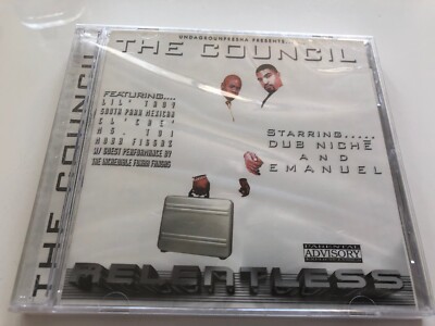 CD: THE COUNCIL - Relentless (2000)Sealed Rare Texas Rap G-Funk Lil Troy SPM