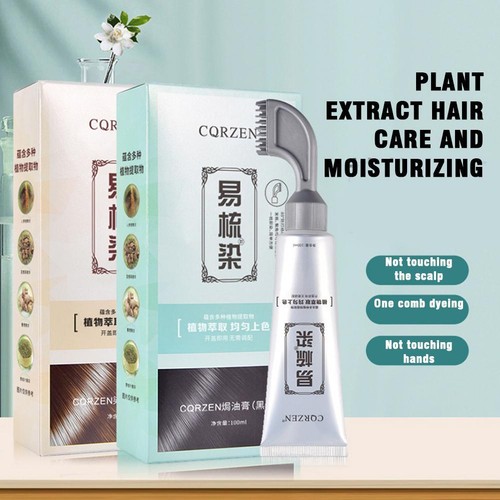 1x Crema Colorante Frutta Nera, Creme Coloranti Capelli Neri Naturali, Tintura Capelli Mancante UK Nuova - Foto 5 di 14