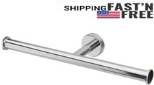 Silverline Double Roll Toilet Paper Holder Polished Chrome Wall Mounted