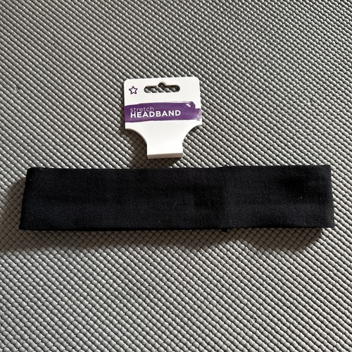 Superdrug Headband Black Elasticated Hair Brand New RRP £3 Chic