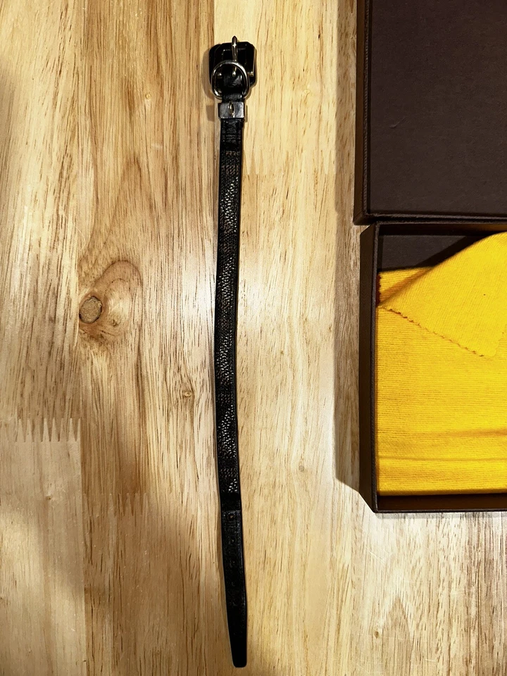 Goyard Dog Collar Size Small Black - Image 2 of 4