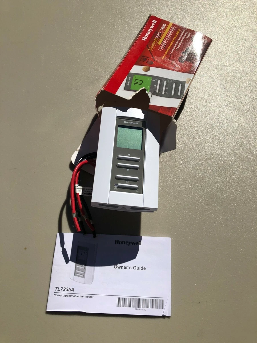 Honeywell LineVoltPro 7000 thermostat TL7235A1003 (Aube TH114-A-240D) | eBay