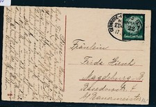 05247) Bahnpost Ovalstempel Gernrode - Eisfeld - Talm&uuml;hle ZUG 22, Karte 1935