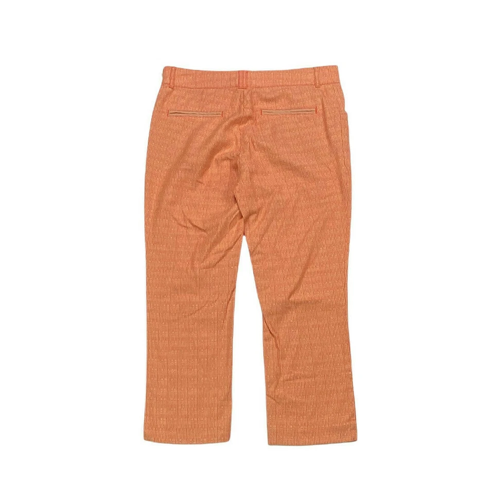 Cartonnier Charlie Trouser Side Zip Womens Size 10 Orange Striped Pants - Image 2 of 4