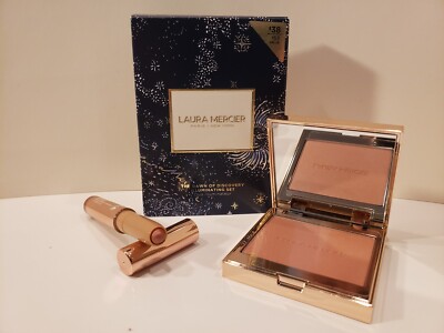 Laura Mercier~The Dawn of Discovery Illuminating Set w/ Eyeshadow Stick & Blush~