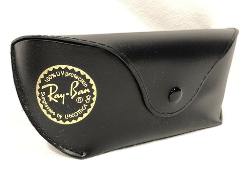 Ray BAN Occhiali da sole Aviator Occhiali Hard Custodia Protettiva Nero  laterale passante della cintura | eBay