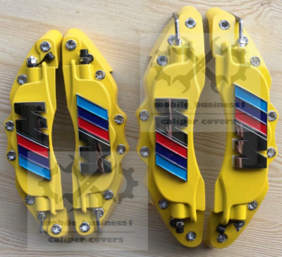 Metal Yellow M Performance Brake caliper covers bmw 120d 220d X1 X2 X3 F11'' R9''