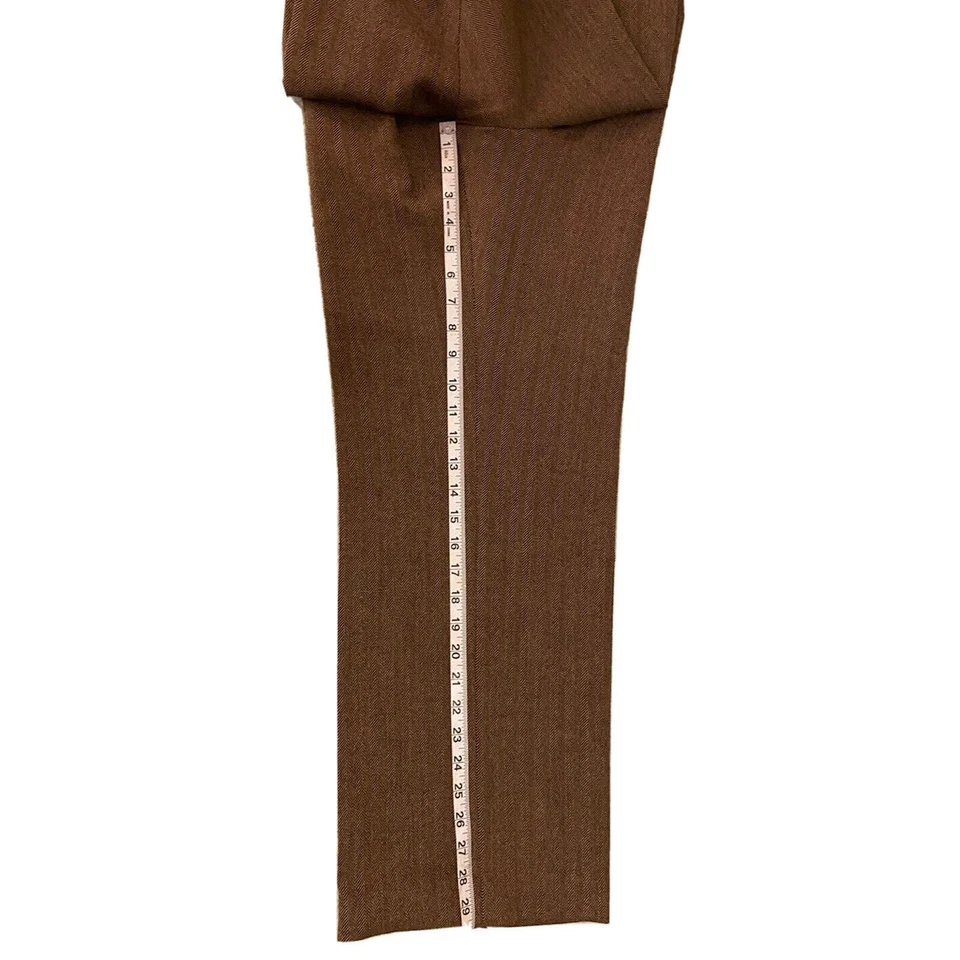 Pantalones Chaps 100% Lana Para Mujer Talla 16 Pantalones Biz Career Informales Peso Medio Forrados Foto 4 de 4