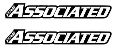 SURIANODECALS TEAM ASSOCIATED DIE-CUT Decal Sticker ( 2 PCS ) Offroad RC Truck NEW
