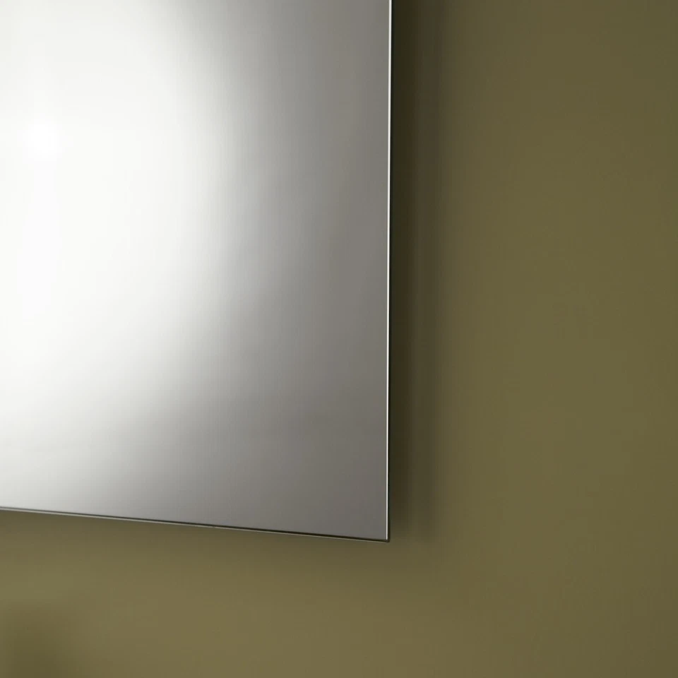 Specchio bagno o soggiorno reversibile minimalista 140 120 100 90 80 70 60 cm - Immagine 3 di 4