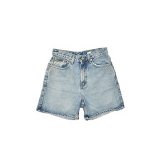 Calvin Klein Jeans Vintage High Rise Denim Shorts Size 6 Light Wash Made in USA