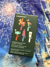 2026 Disney Parks Starbucks Misterioso Sorpresa Silicona Pajita Topper Nueva Caja Ciega