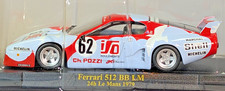Ferrari 512 BB LM 1979 Le Mans #62 Ch Pozzi JMS 1/43 Diecast Hachette Japan