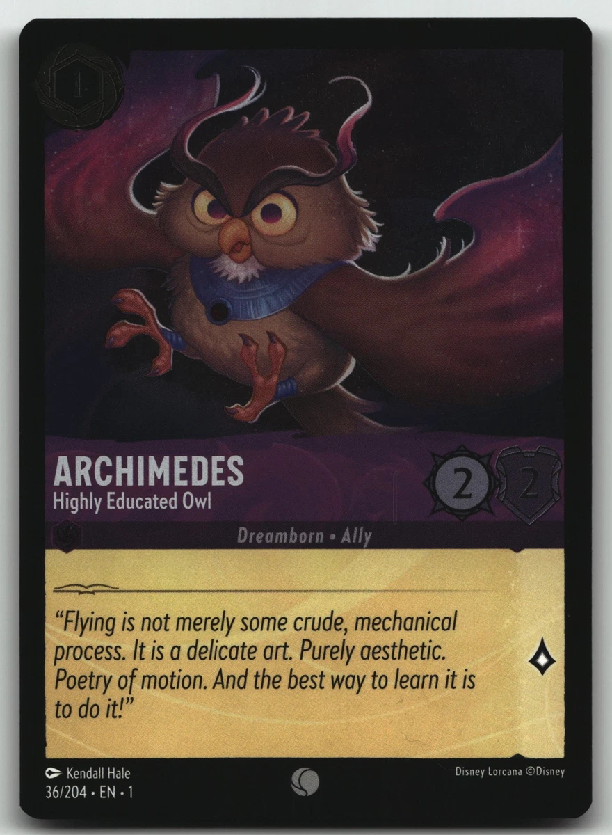 Archimedes - Highly Educated Owl 36/204 The First Chapter for sale