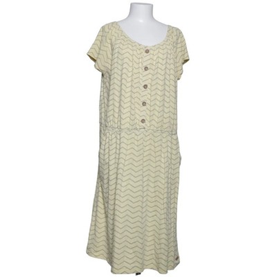 Gina, Kleid, Größe: 46/48, Beige, Baumwolle/Polyester, Chevron, Damen #nQ8