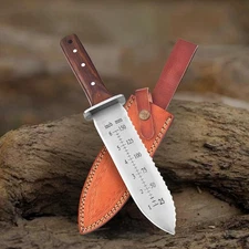 Namibagata Japanese Steel Hori Hori Garden Knife, Insulation Knife Straight Blad