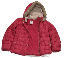 Old Navy Girls Youth Pink Puffer Jacket Coat Size 8 M