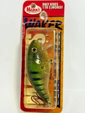 Vintage Mann's 3/8 SZ Waker Elite Bluegill WE4-12 Fishing Lure Crankbait
