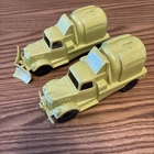 Marx Big Inch Pipeline Play set -- Two Cement Trucks