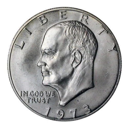 1973-S Eisenhower Dollar 40% Silver — photo from the most recent tracked eBay sale