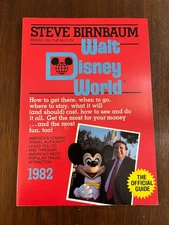Rare Steve Birnbaum Walt Disney World The FIRST Official Guide Book 1982 HTF