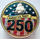 America's Navy 250 Years - American Silver Eagle 1oz .999 Silver Dollar Coin