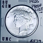 1925 P BU GEM PEACE SILVER DOLLAR UNC MS+++ U.S. MINT RARE COIN 8579