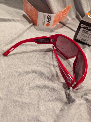 Spy Optics Tron Red Frames W/ Eggplant Lens - Picture 2 of 4
