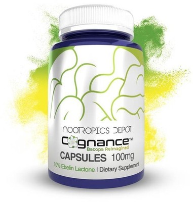 Cognance Bacopa, 100Mg. 180ct, 10% Ebelin Lactone, Exp. 01/28 Retails For $70