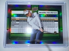 2026 Upper Deck Golf - Brooke Henderson - Scorecard Superstars