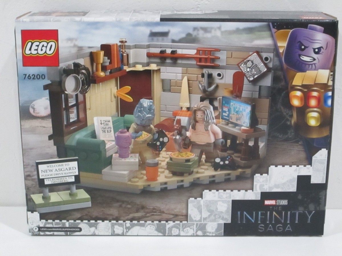 revir of  インディゴブルー 3点セット Lego Marvel Infinity Saga set 76200 Bro Thor's New Asgard *BRAND