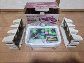 Sega Saturn Virtua Stick Arcade Game Controller HSS-0136 SS Japan Tested Boxed