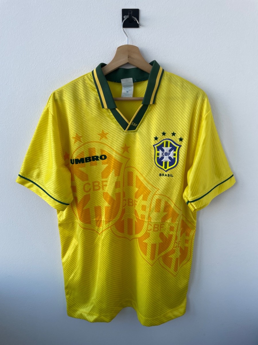 Authentic BRAZIL NATIONAL TEAM 1994-1996 HOME FOOTBALL SHIRT